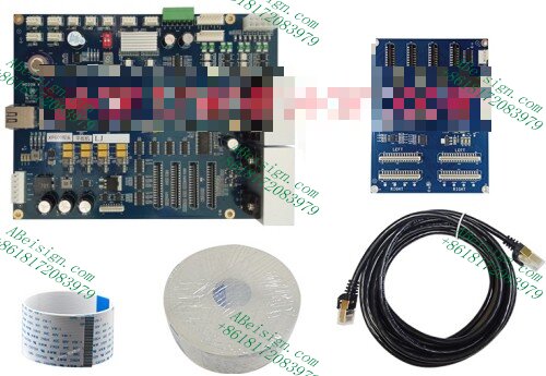 20.Hoson XP600 boards kit with cable work for 2 pieces XP600 Flatbed cable conection Version