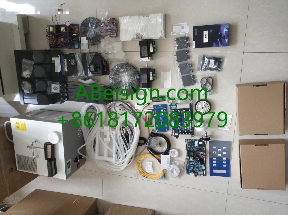 10.Kit i3200 UV for Upgrading Chinese Inkjet Printer with 2 i3200 printheads (roll to roll style)