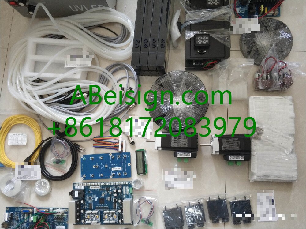10.Kit i3200 UV for Upgrading Chinese Inkjet Printer with 2 i3200 printheads (roll to roll style)