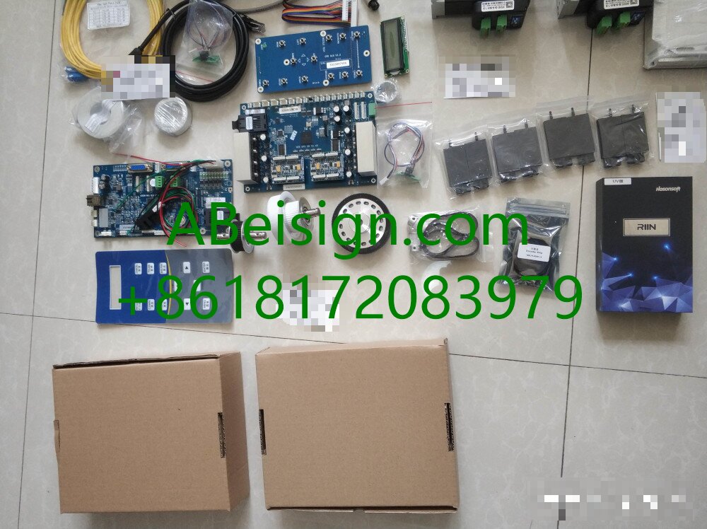 10.Kit i3200 UV for Upgrading Chinese Inkjet Printer with 2 i3200 printheads (roll to roll style)