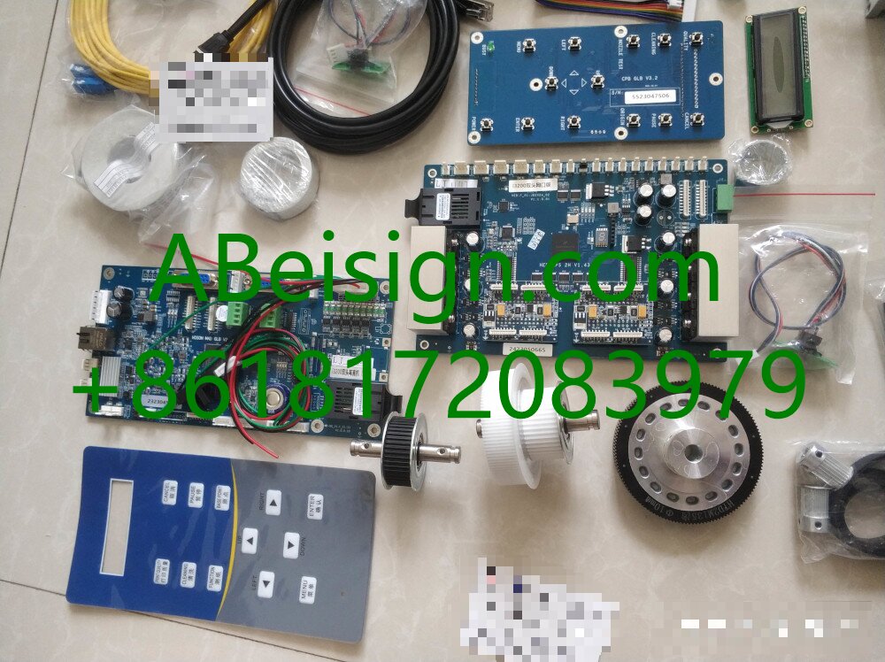 10.Kit i3200 UV for Upgrading Chinese Inkjet Printer with 2 i3200 printheads (roll to roll style)