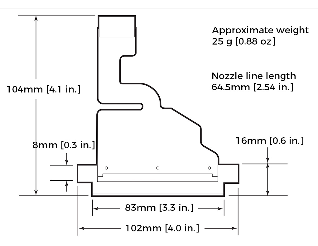 Spectra Sapphire QS-256 _ 30PL Printhead
