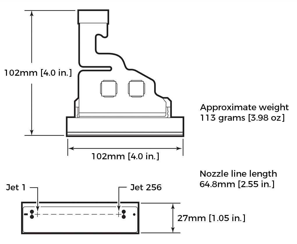 Spectra Galaxy JA 256 _ 80 AAA Printhead
